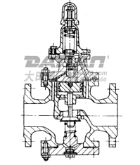 先導活塞式減壓閥結(jié)構(gòu)圖